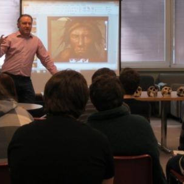 Discovery Days with Dave Grade 10 visitors learn more about anthropology from Dave. 26 Feb 2014. 