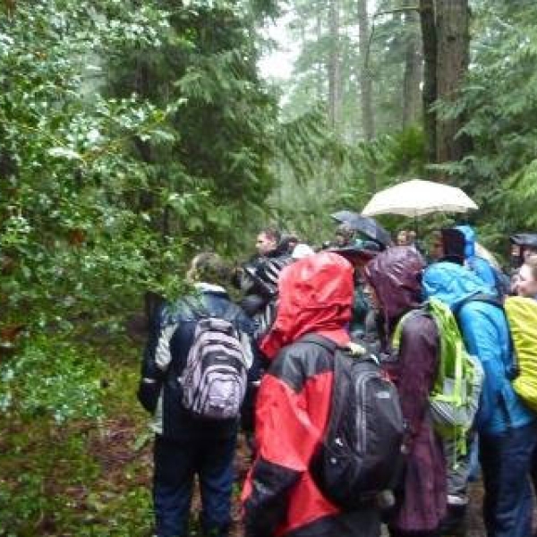 A very wet field trip to Newcastle Island 08 March 2014.