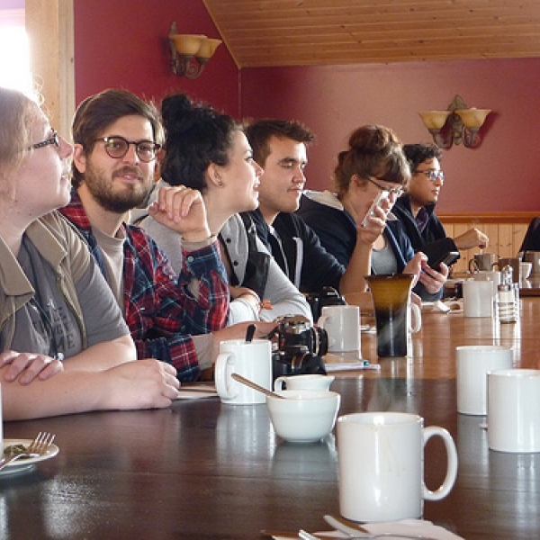 Tamara, Cory, Esme, Zak, Mina, Naif, and Cheryl. 