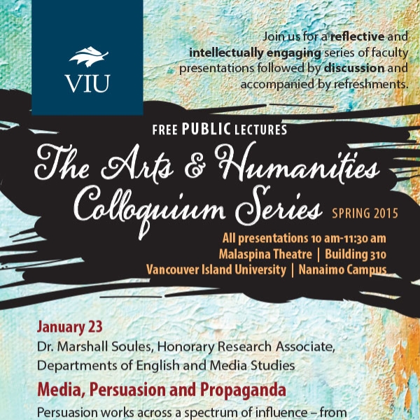 Spring 2015 Colloquium Series Poster